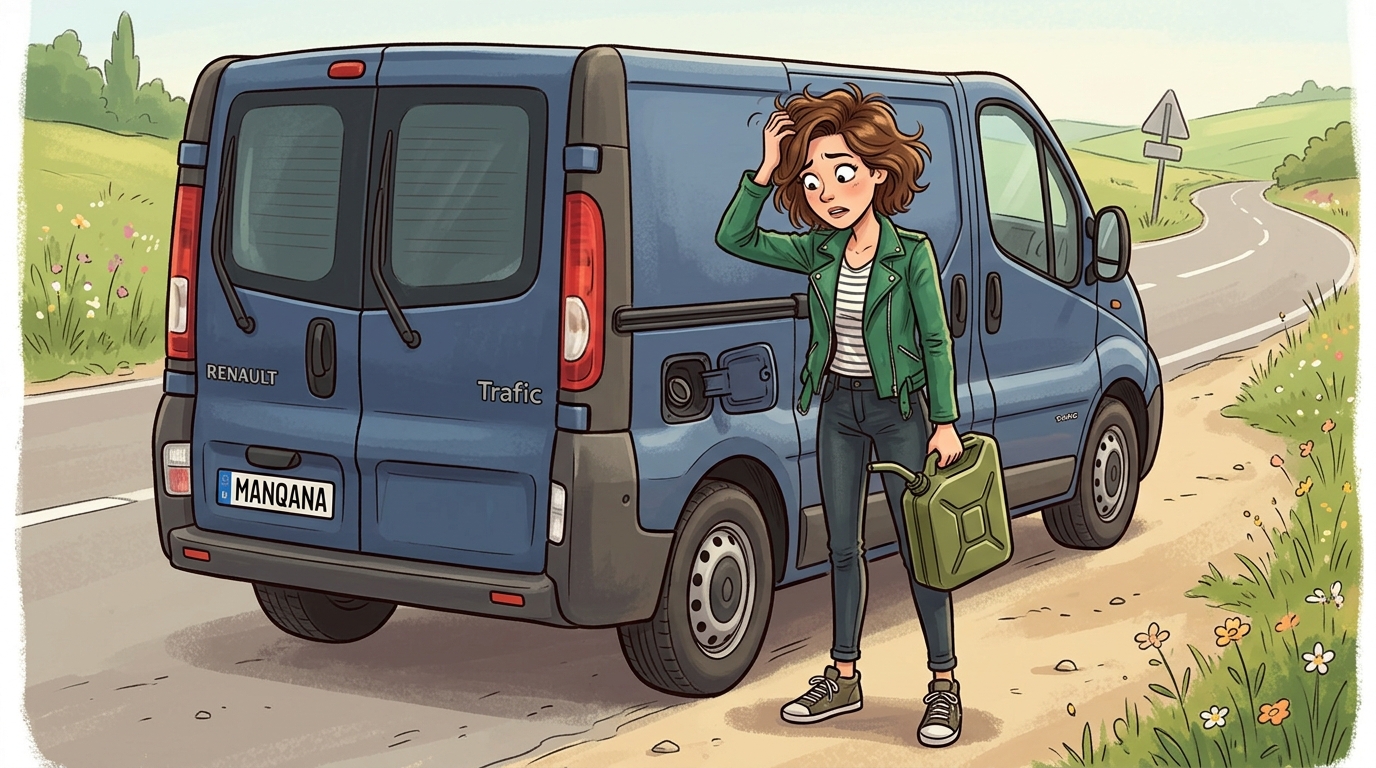 Renault Trafic. Как слить бензин из бака