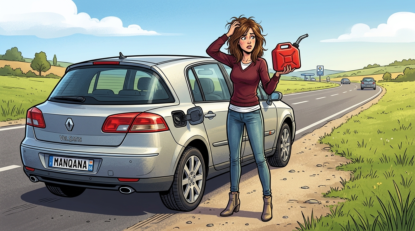 Renault Vel Satis. Как слить бензин из бака
