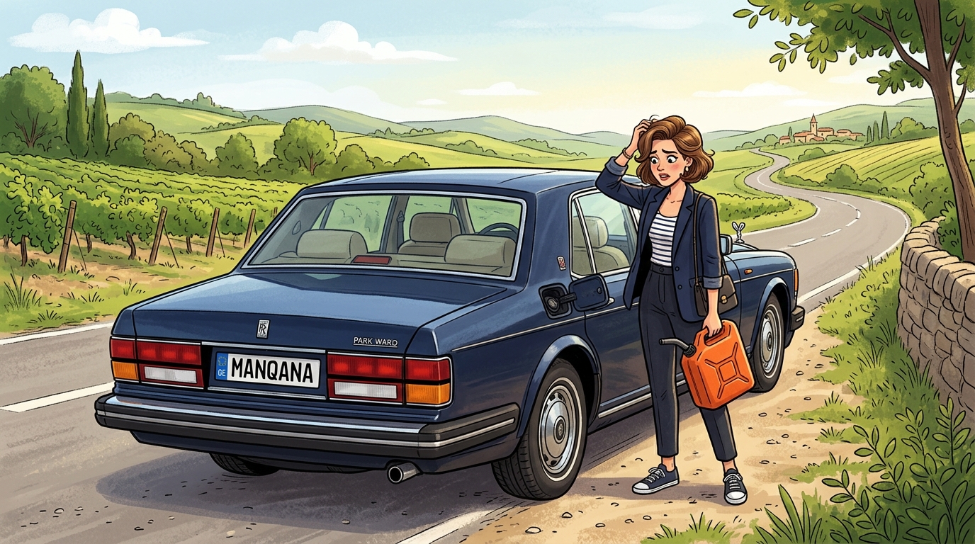 Rolls-Royce Park Ward. Как слить бензин из бака