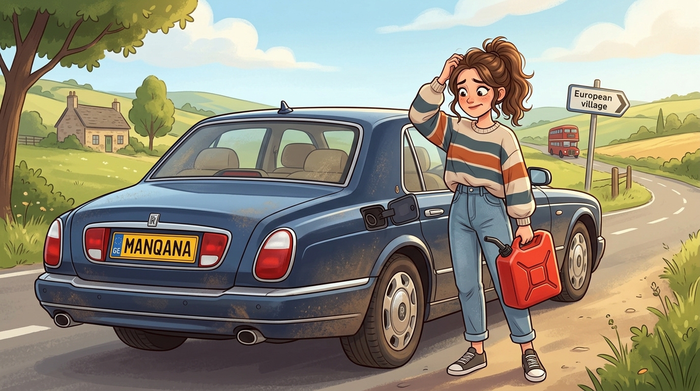Rolls-Royce Silver Seraph. Как слить бензин из бака