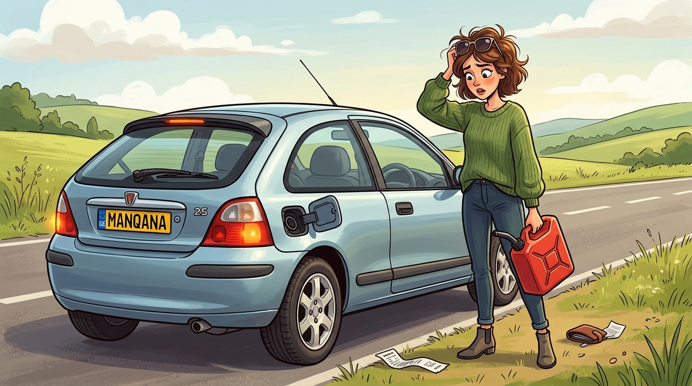 Rover 25. Как слить бензин из бака