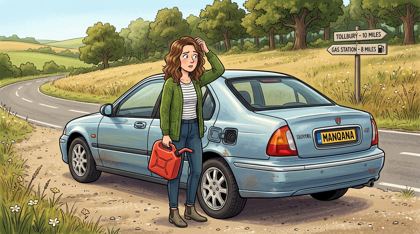 Rover 45. Как слить бензин из бака