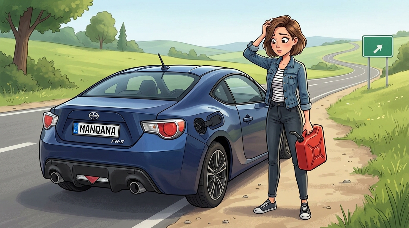 Scion FR-S. Как слить бензин из бака