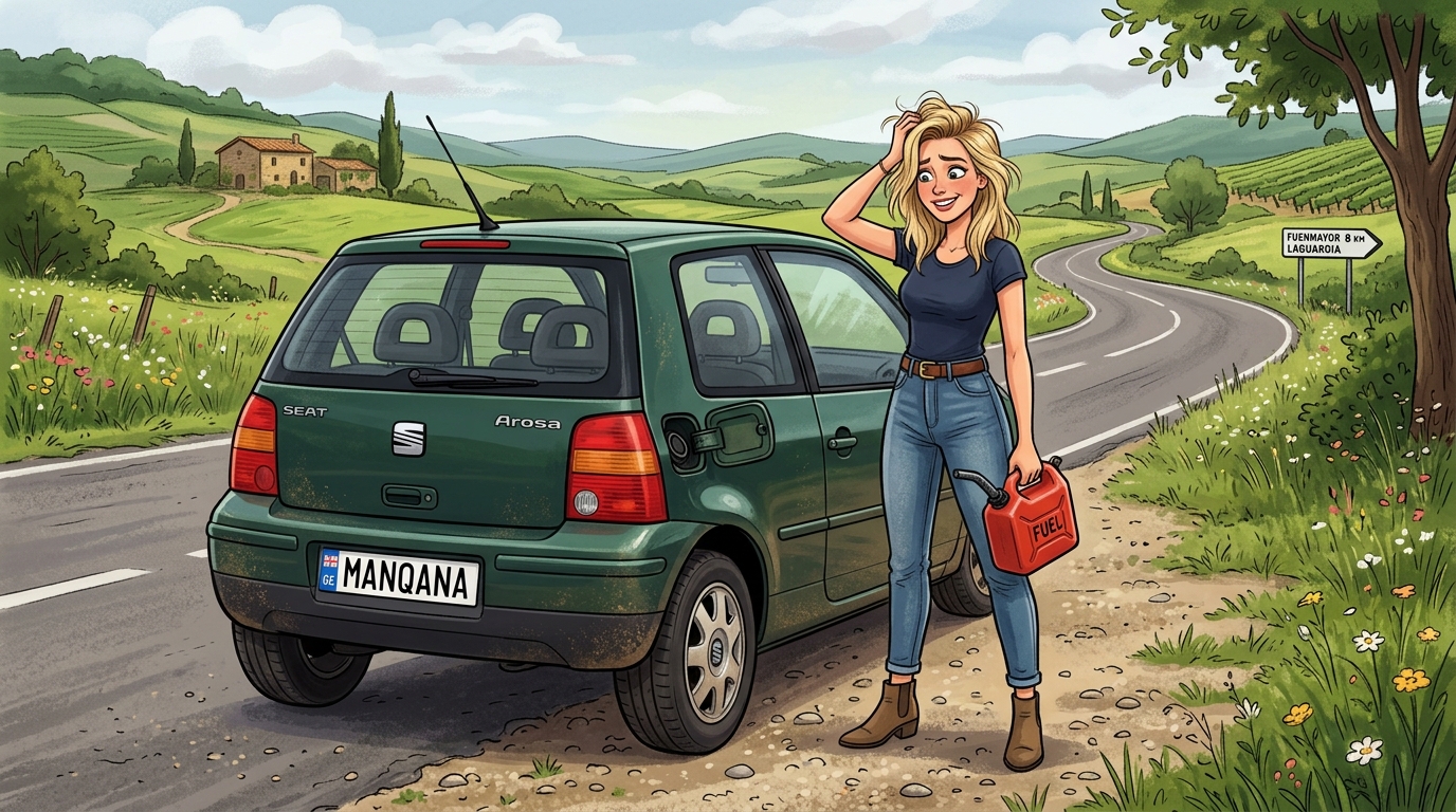 SEAT Arosa. Как слить бензин из бака