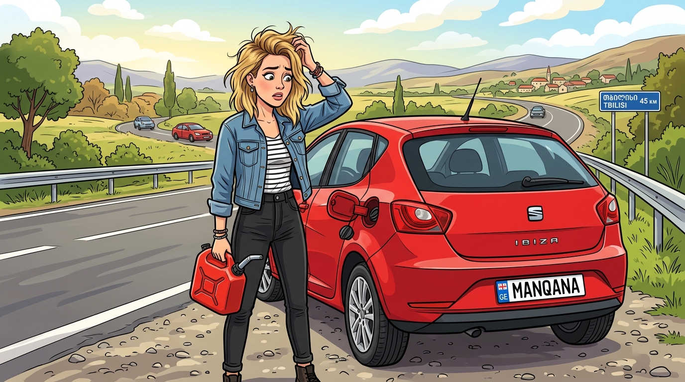 SEAT Ibiza. Как слить бензин из бака