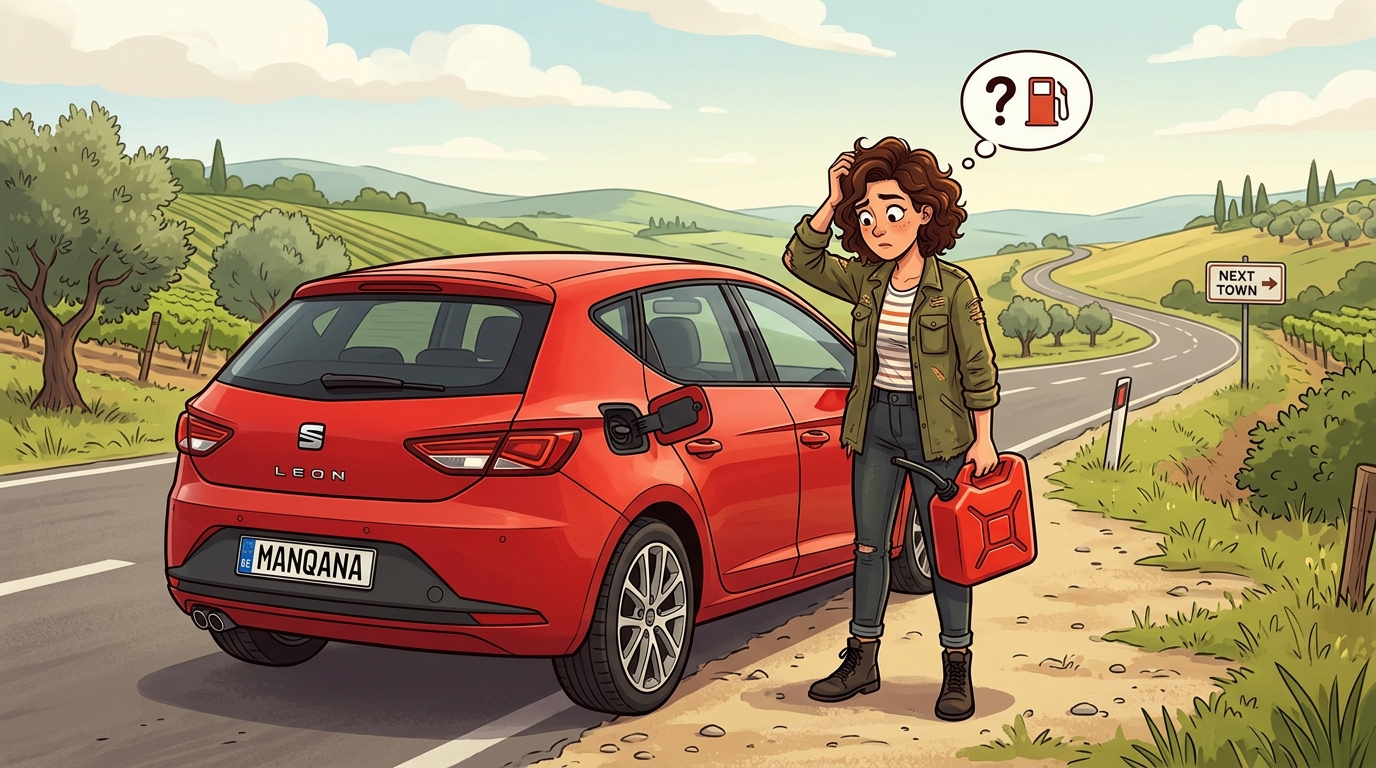 SEAT Leon. Как слить бензин из бака