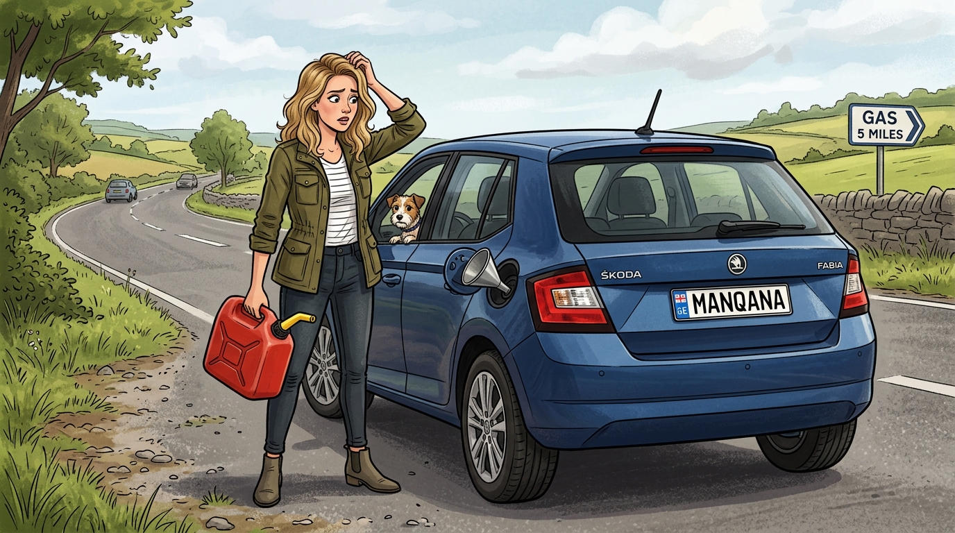 Škoda Fabia. Как слить бензин из бака