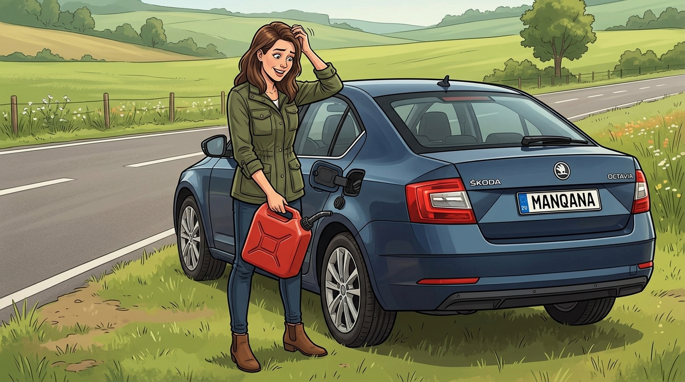 Škoda Octavia. Как слить бензин из бака