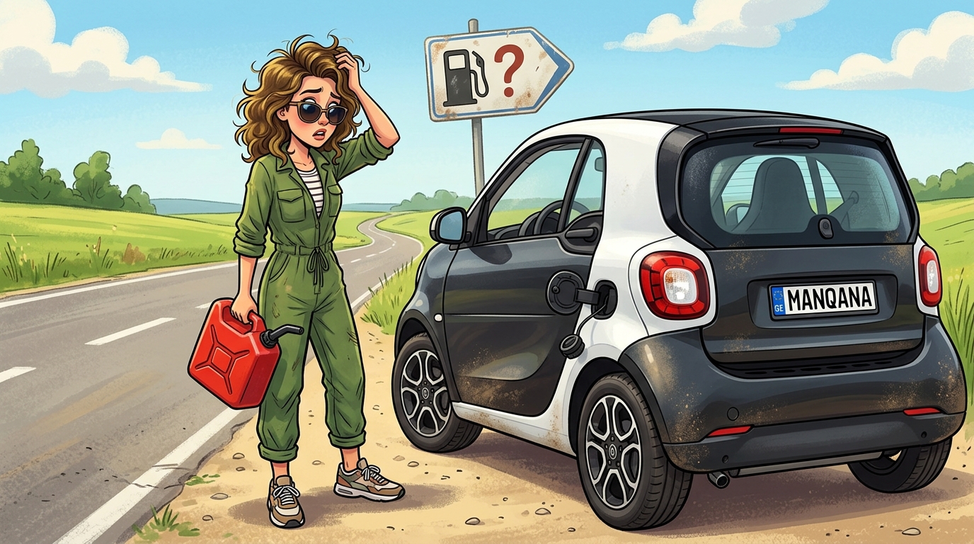 Smart Fortwo. Как слить бензин из бака