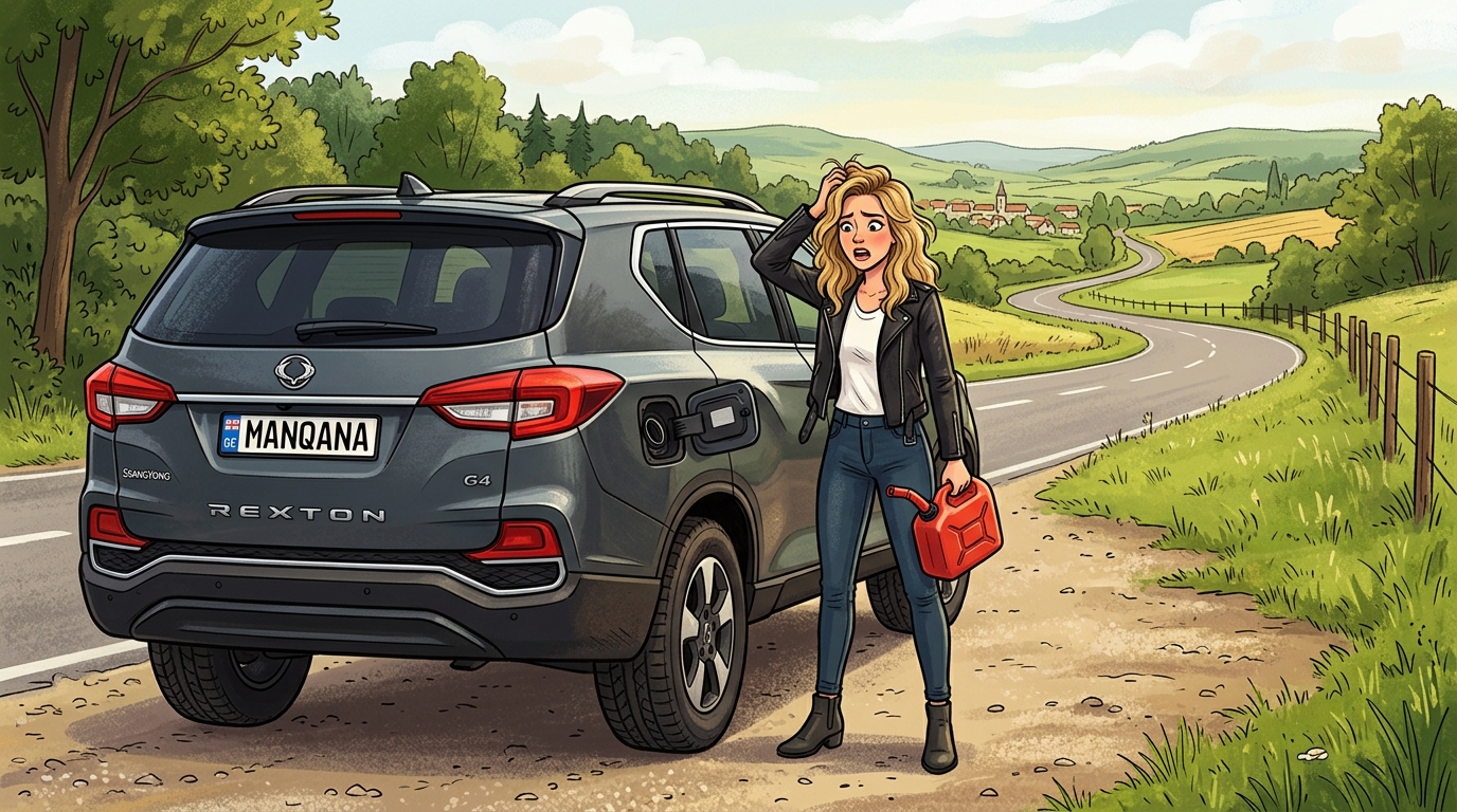 SsangYong Rexton. Как слить бензин из бака