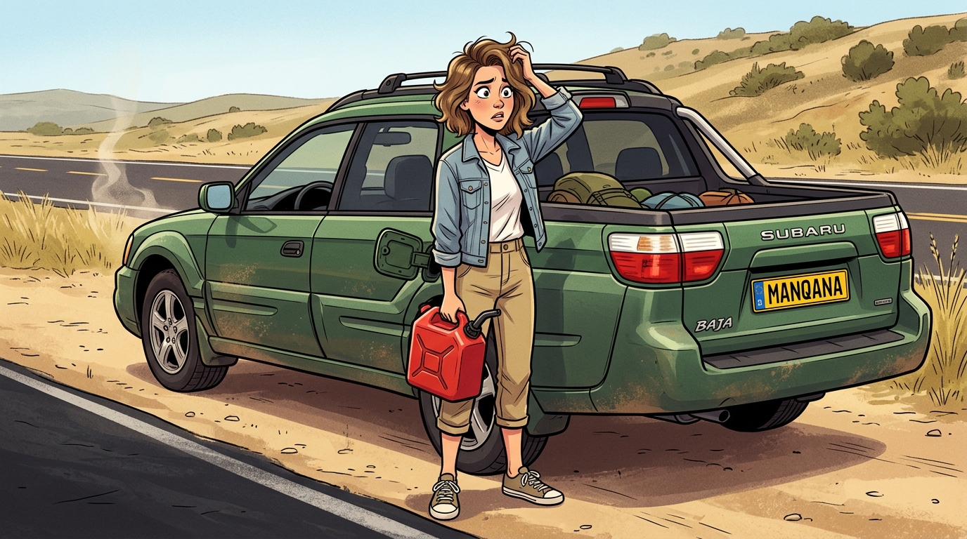 Subaru Baja. Как слить бензин из бака