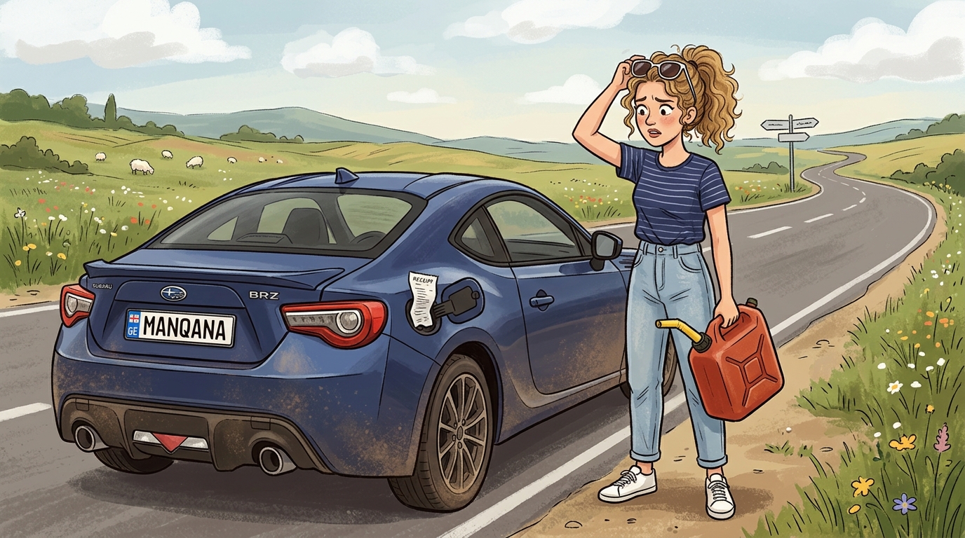 Subaru BRZ. Как слить бензин из бака