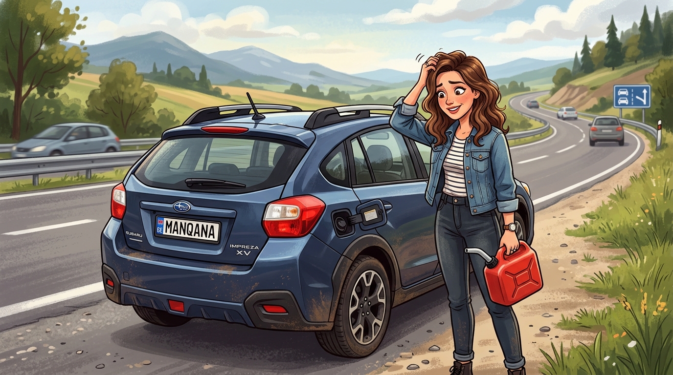 Subaru Impreza XV. Как слить бензин из бака