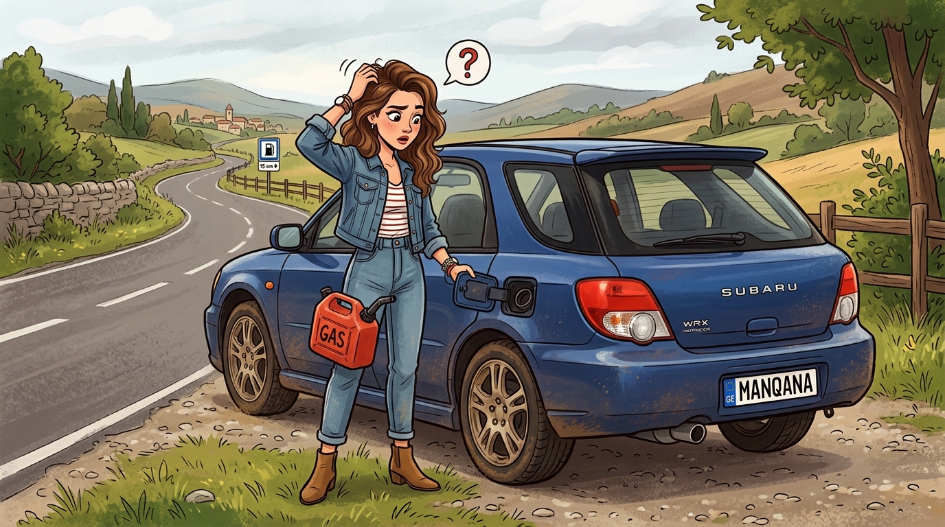 Subaru Impreza. Как слить бензин из бака