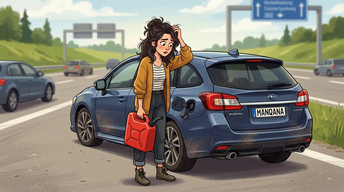 Subaru Levorg. Как слить бензин из бака