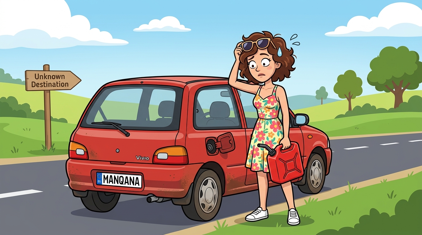 Subaru Vivio. Как слить бензин из бака
