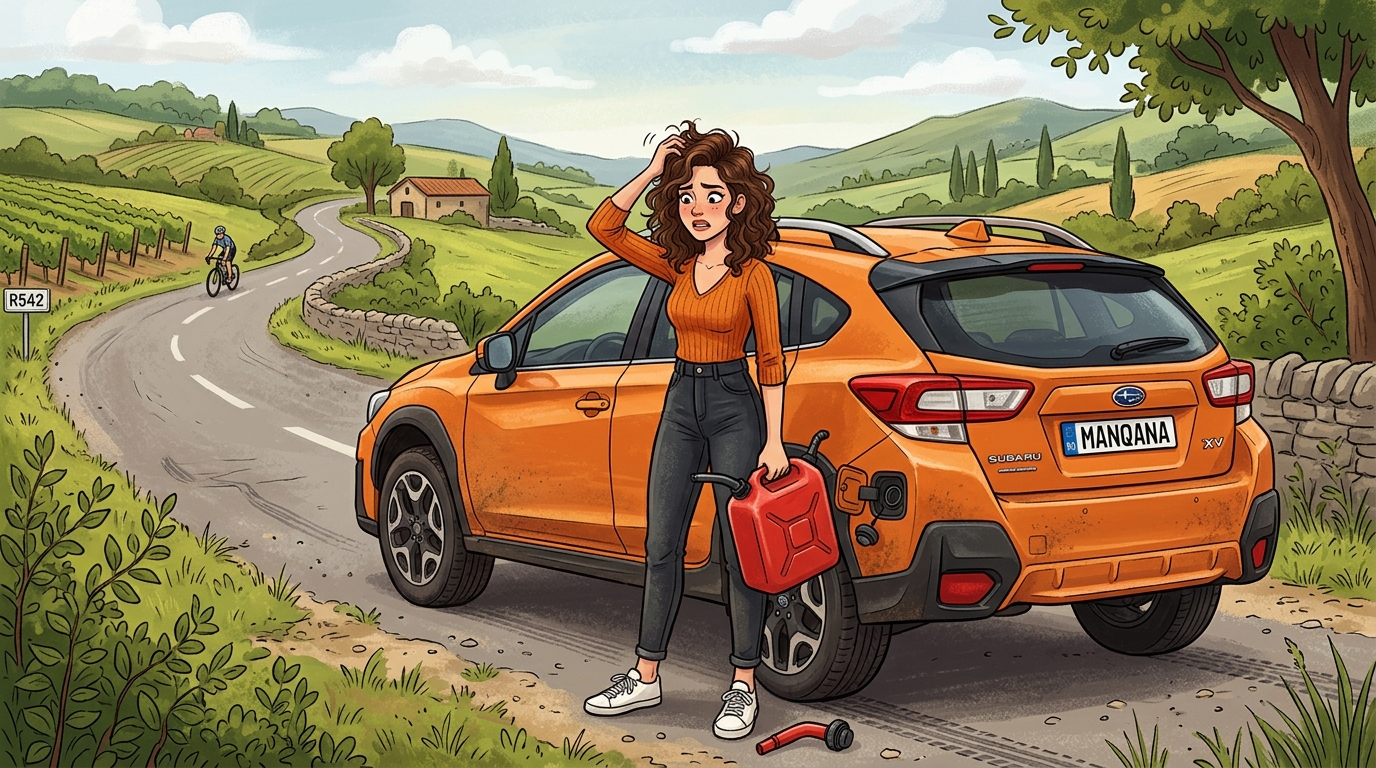 Subaru XV. Как слить бензин из бака