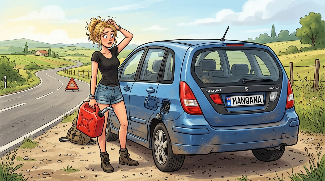 Suzuki Aerio. Как слить бензин из бака