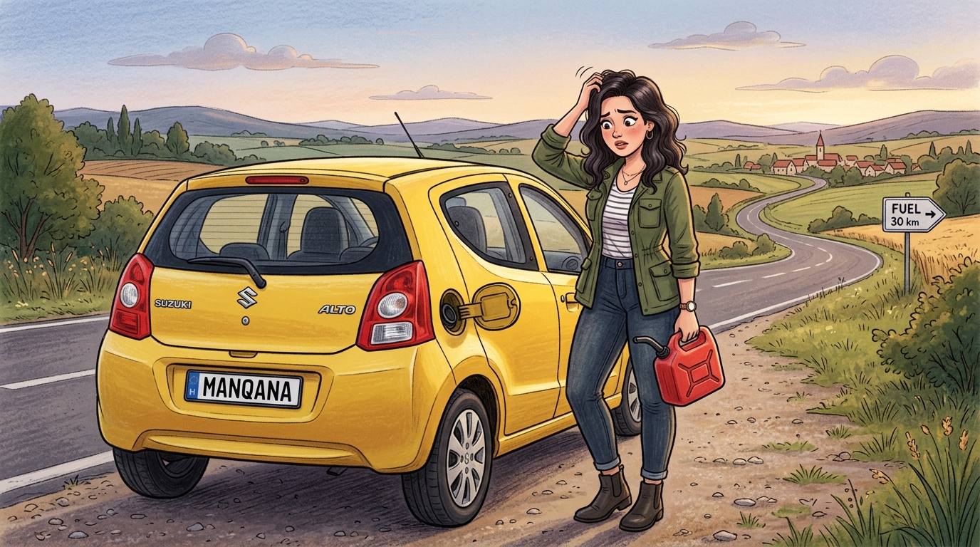Suzuki Alto. Как слить бензин из бака