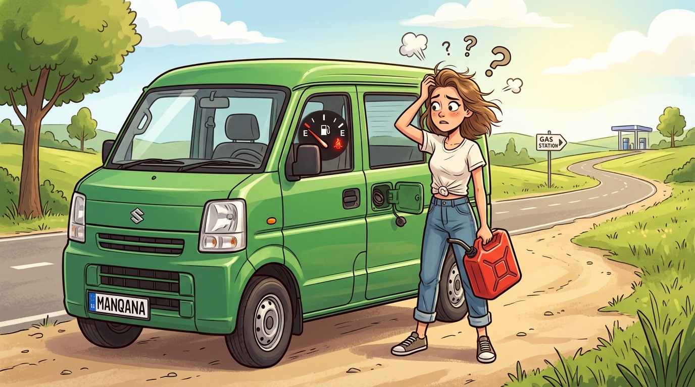 Suzuki Every. Как слить бензин из бака