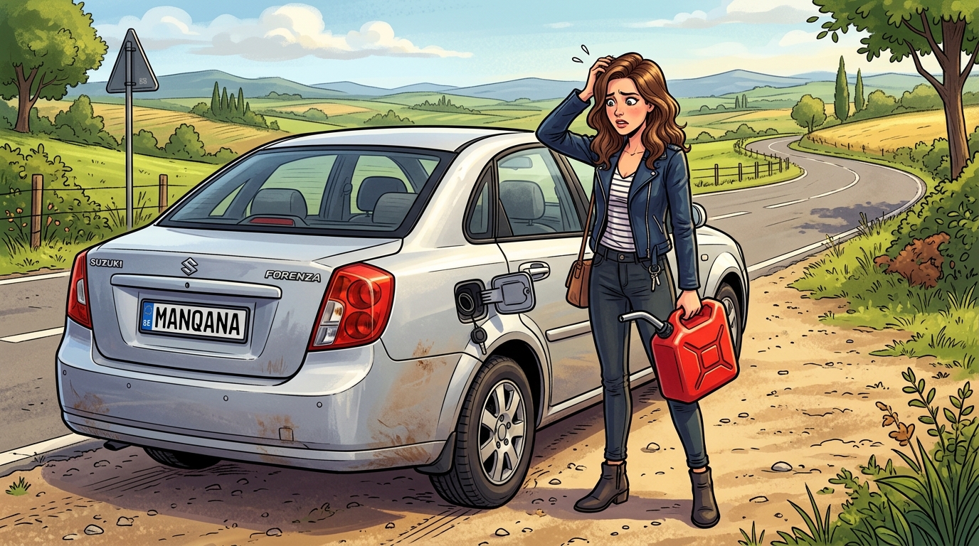 Suzuki Forenza. Как слить бензин из бака