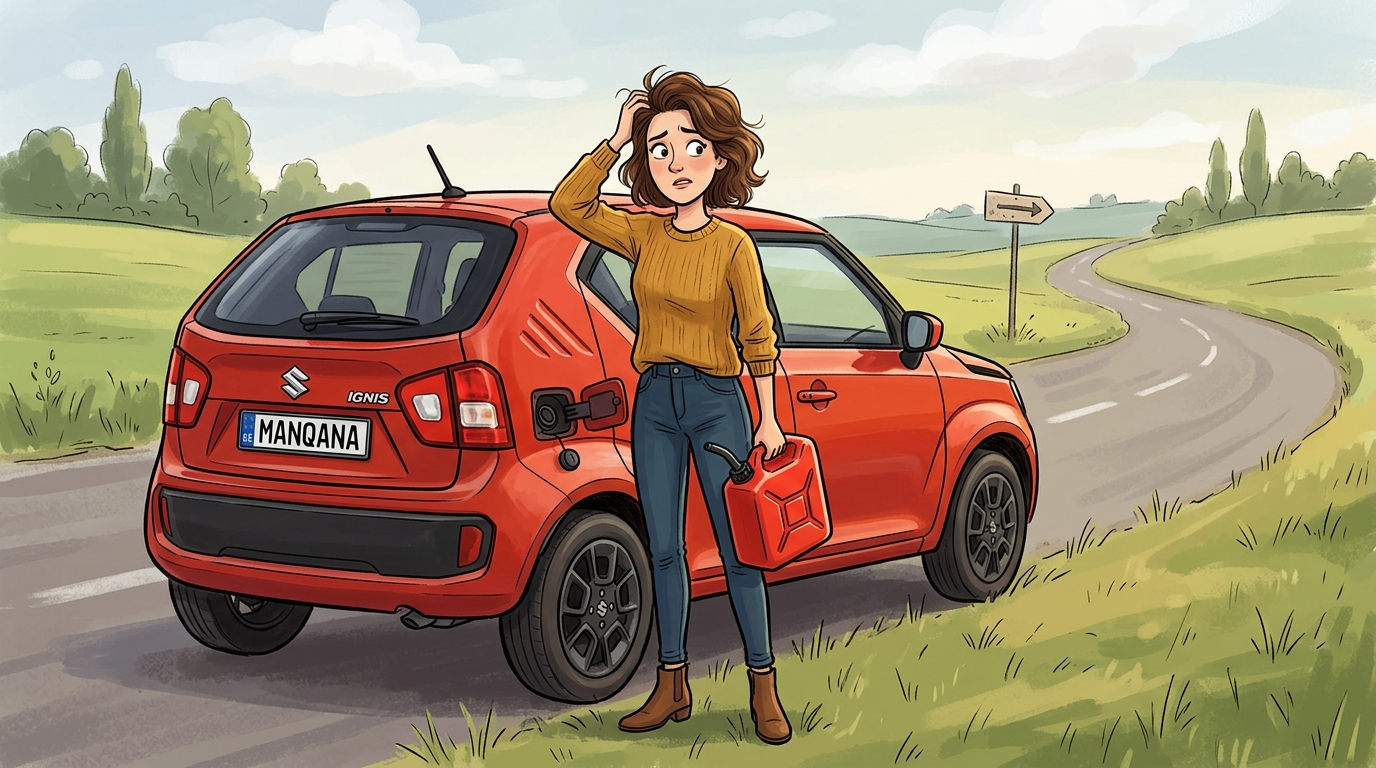 Suzuki Ignis. Как слить бензин из бака