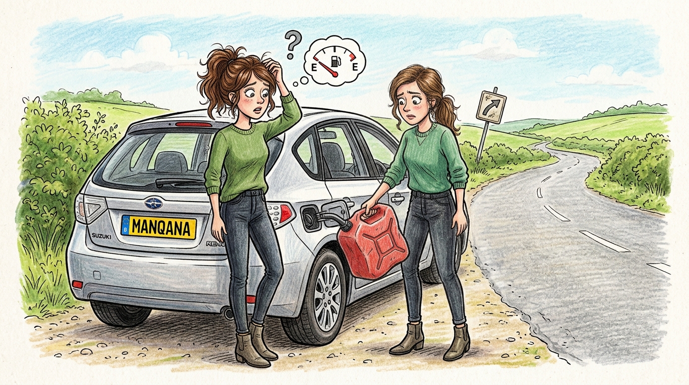Suzuki Reno. Как слить бензин из бака