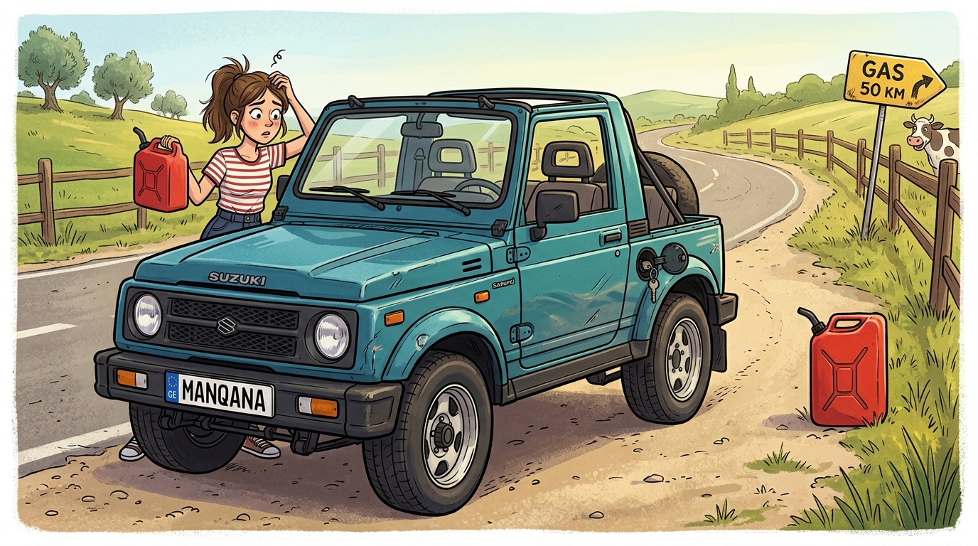 Suzuki Samurai. Как слить бензин из бака