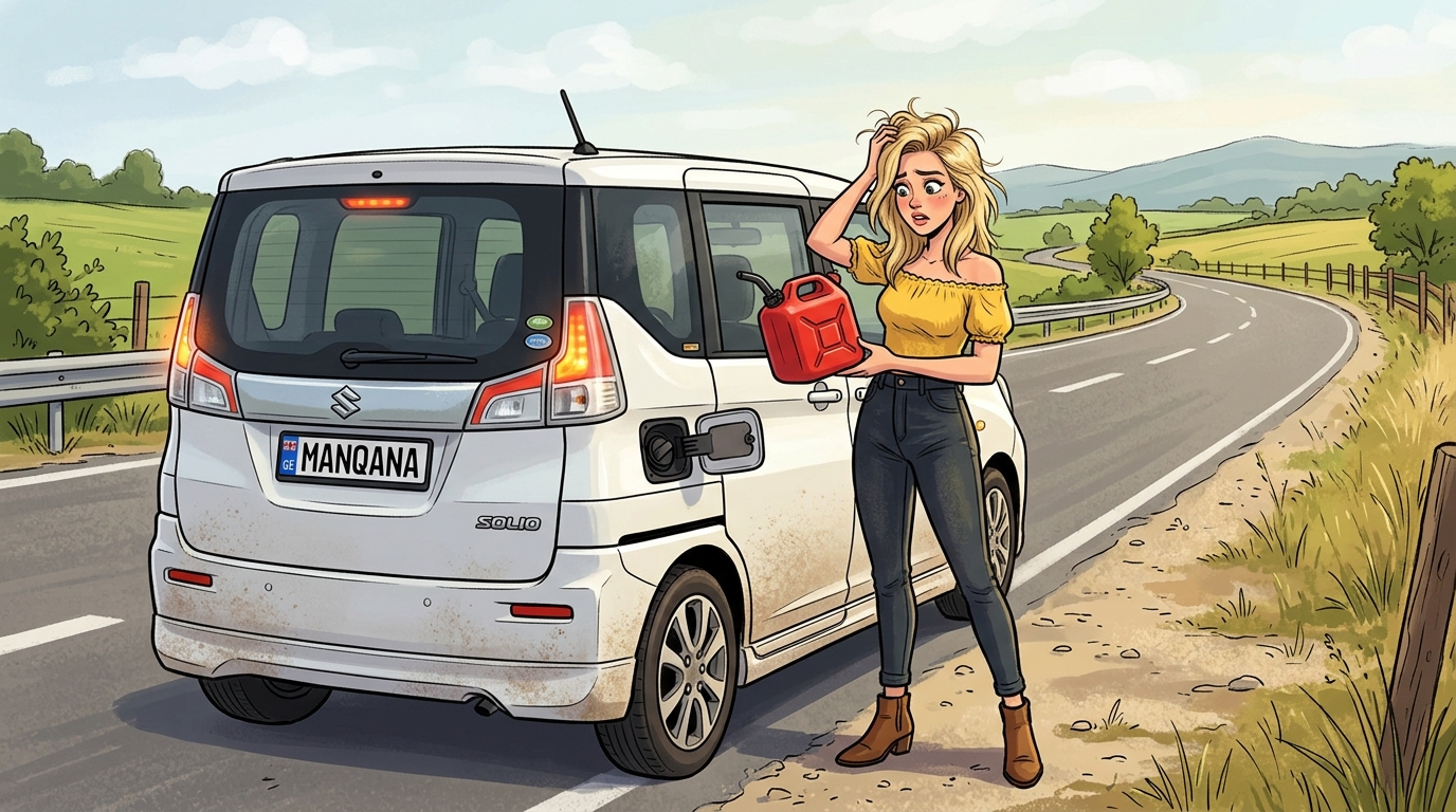 Suzuki Solio. Как слить бензин из бака