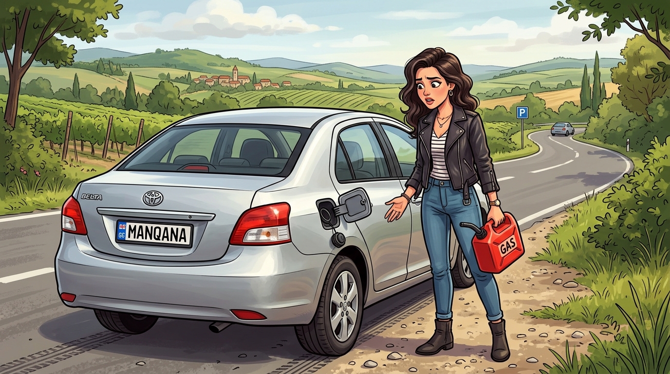 Toyota Belta. Как слить бензин из бака