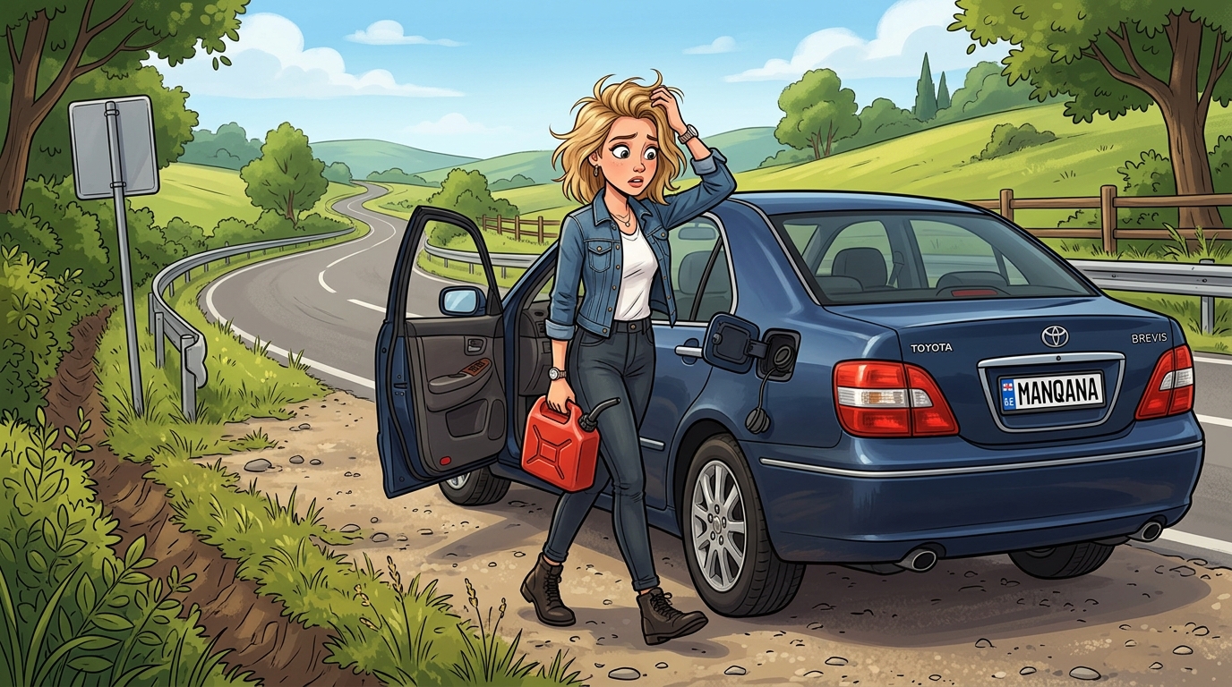 Toyota Brevis. Как слить бензин из бака