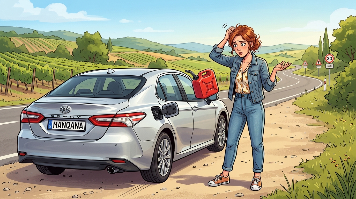 Toyota Camry. Как слить бензин из бака