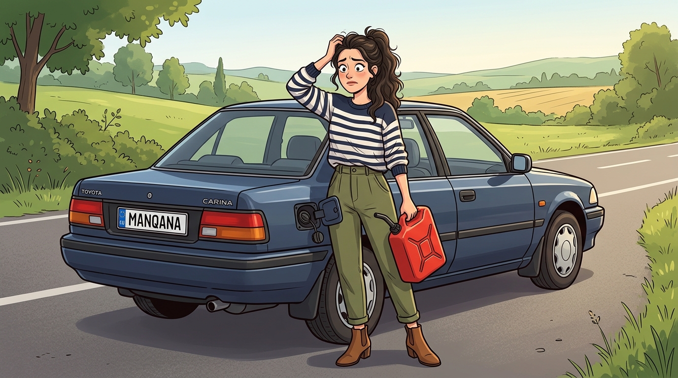 Toyota Carina. Как слить бензин из бака