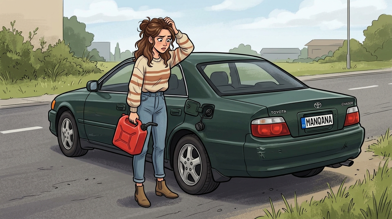 Toyota Chaser. Как слить бензин из бака