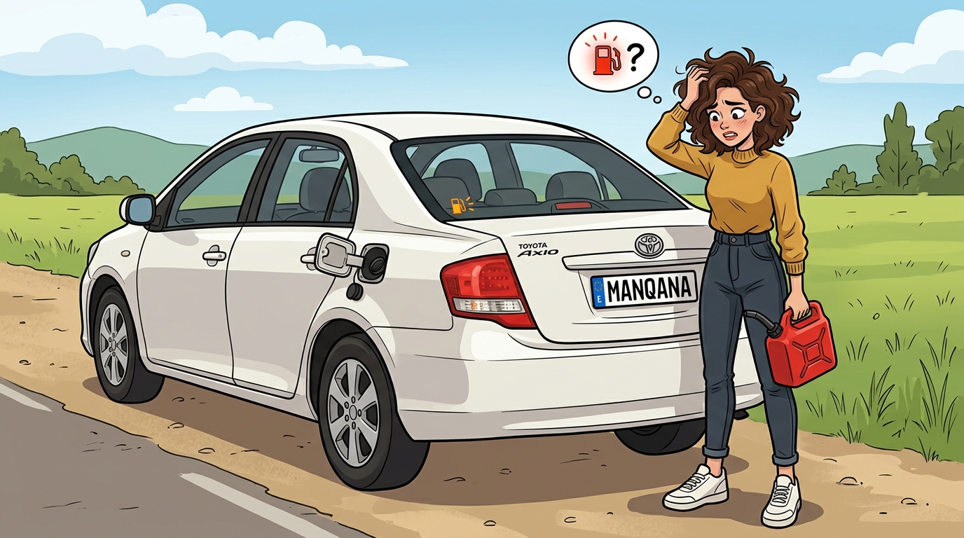 Toyota Corolla Axio. Как слить бензин из бака