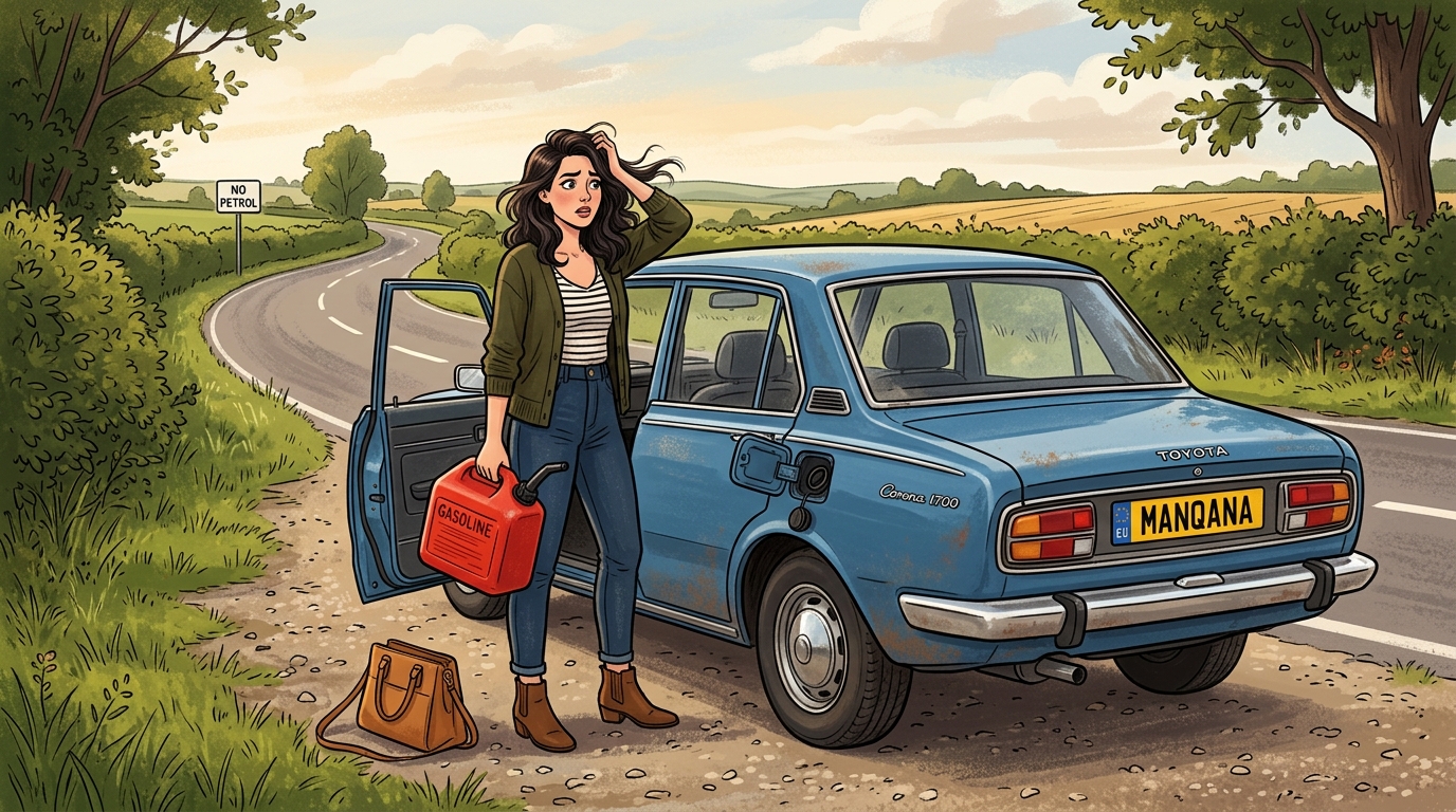 Toyota Corona. Как слить бензин из бака