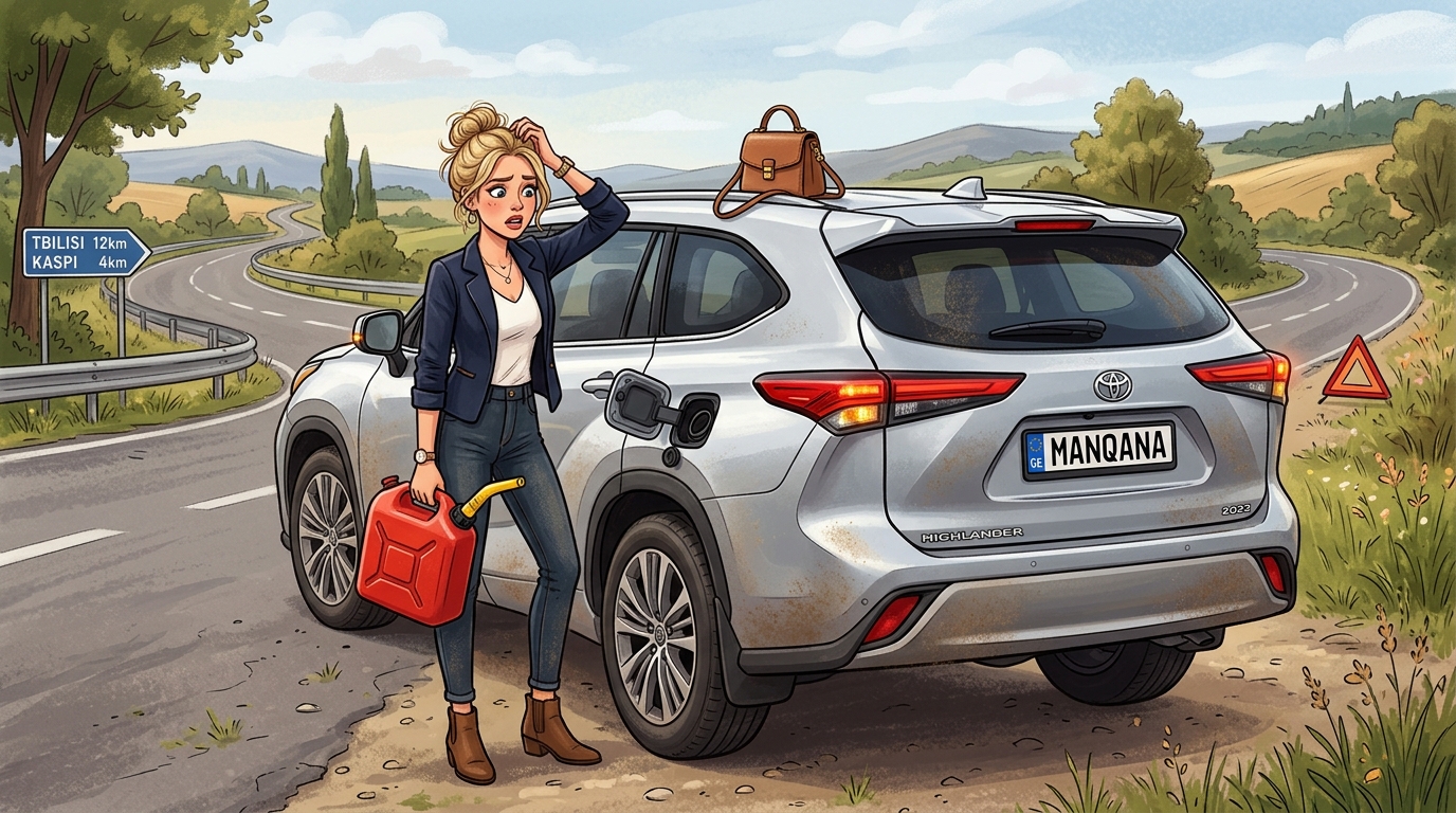 Toyota Highlander. Как слить бензин из бака