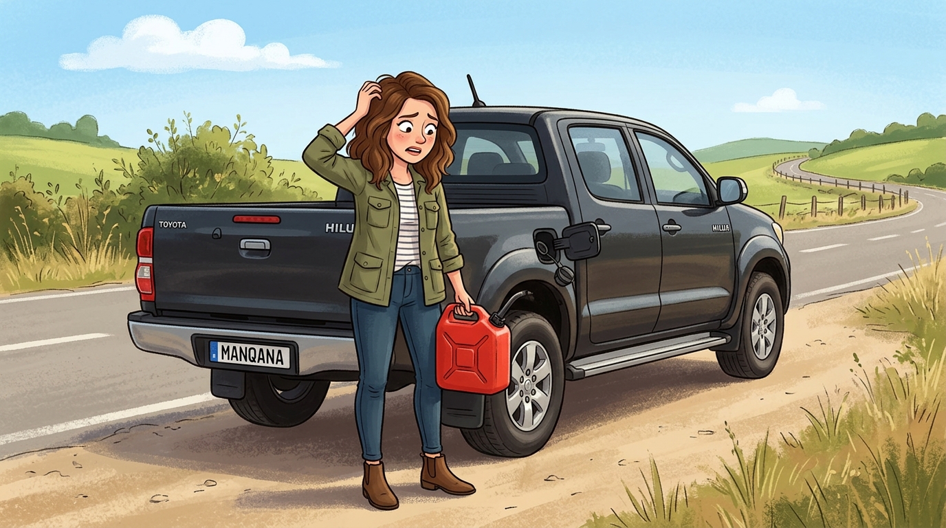 Toyota Hilux. Как слить бензин из бака