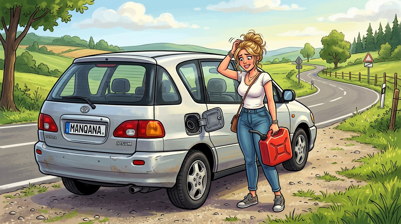 Toyota Ipsum. Как слить бензин из бака