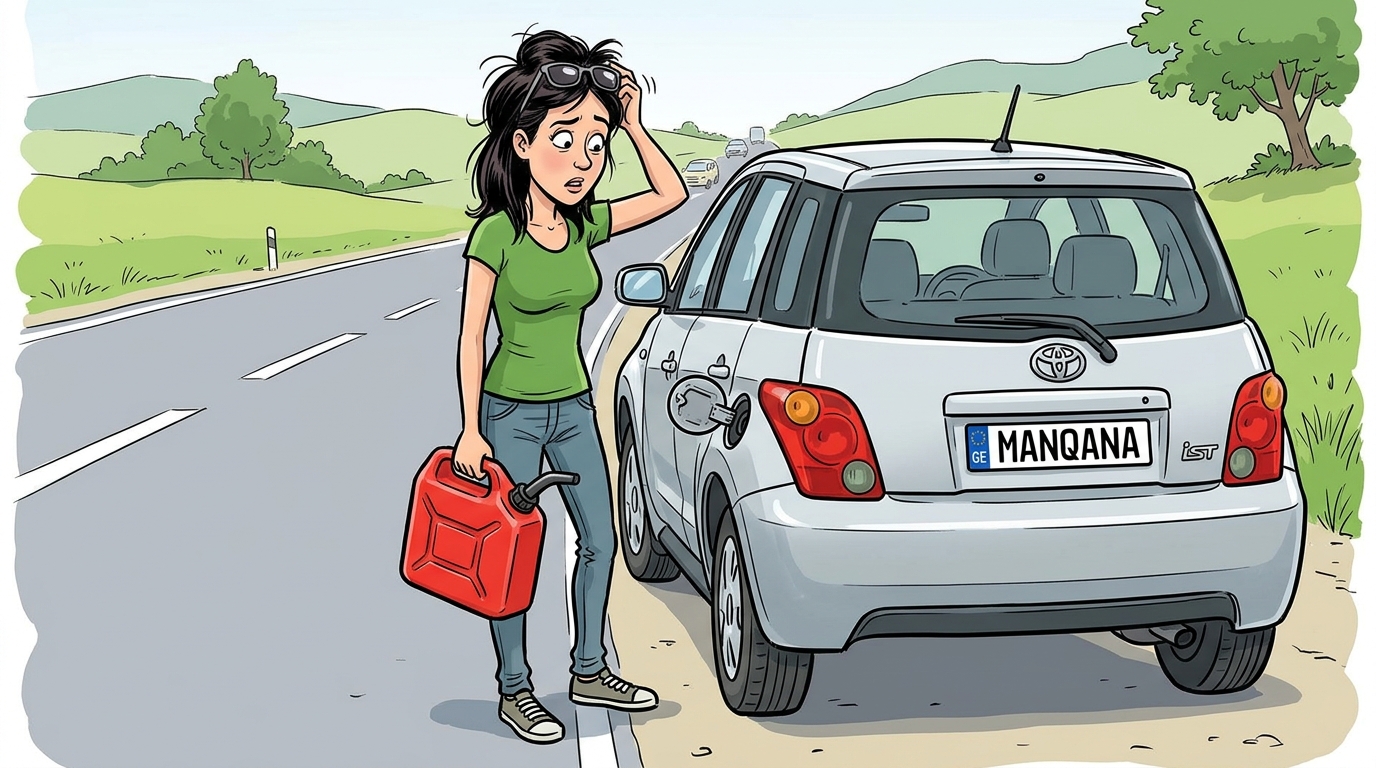 Toyota ist. Как слить бензин из бака