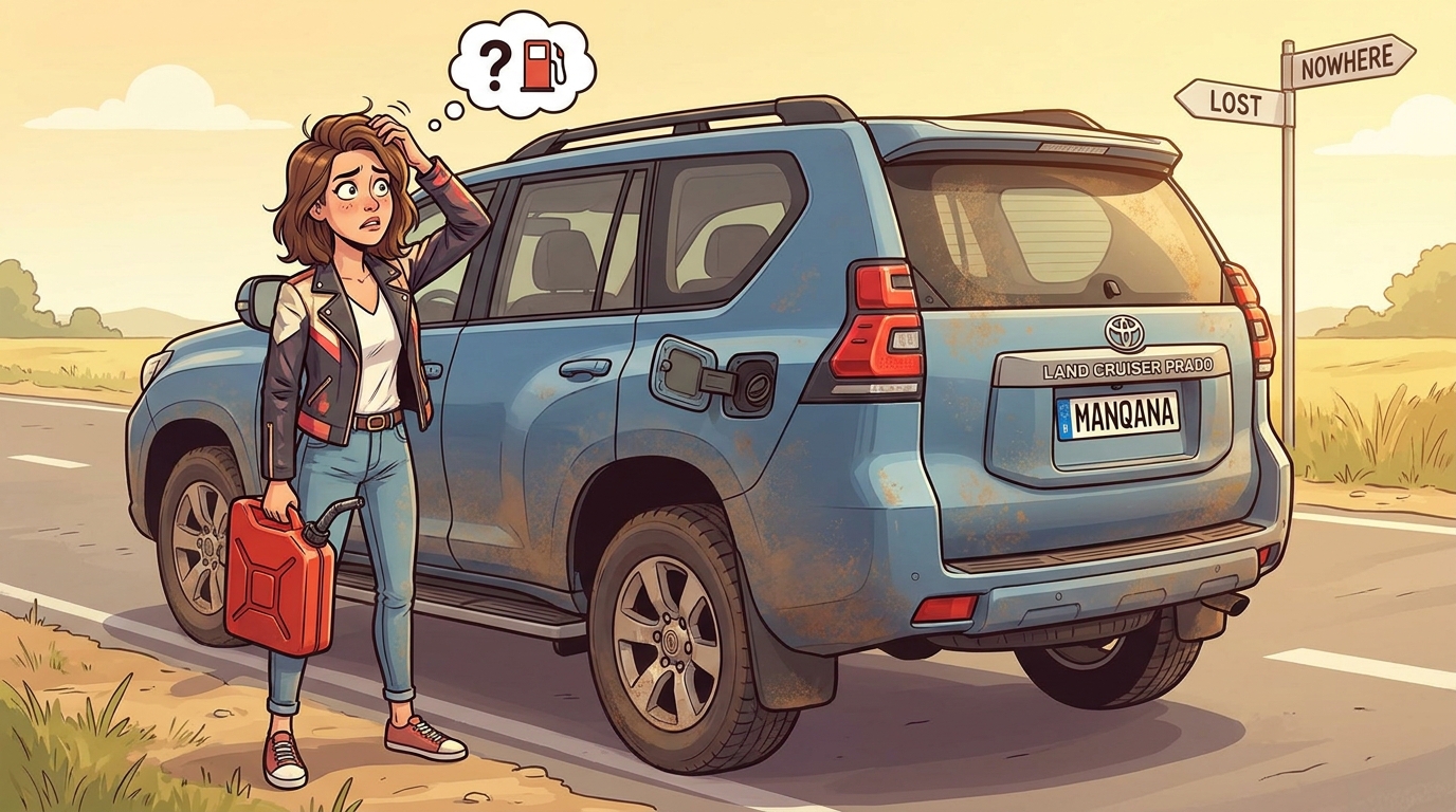 Toyota Land Cruiser Prado. Как слить бензин из бака