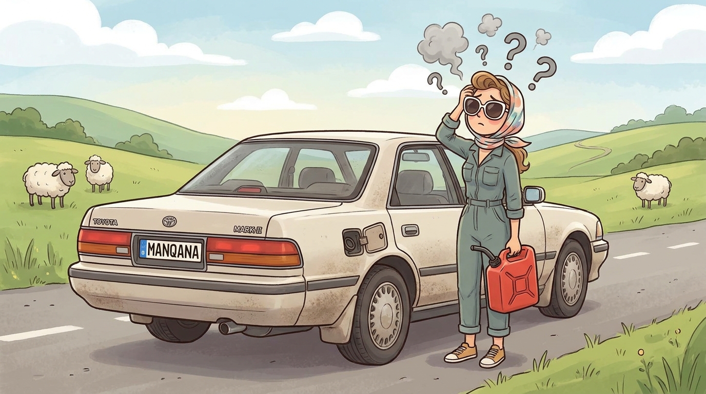 Toyota Mark II. Как слить бензин из бака