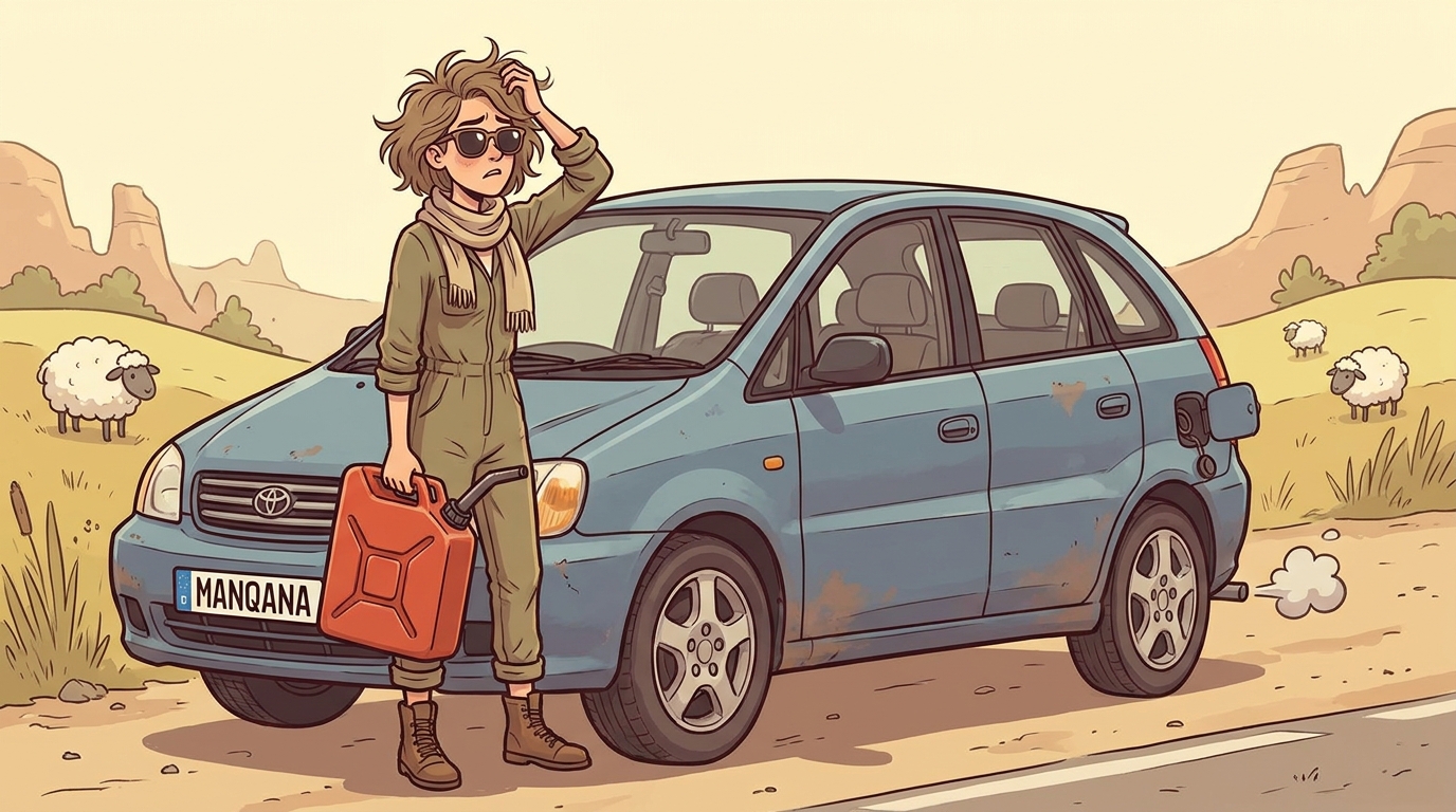 Toyota Nadia. Как слить бензин из бака