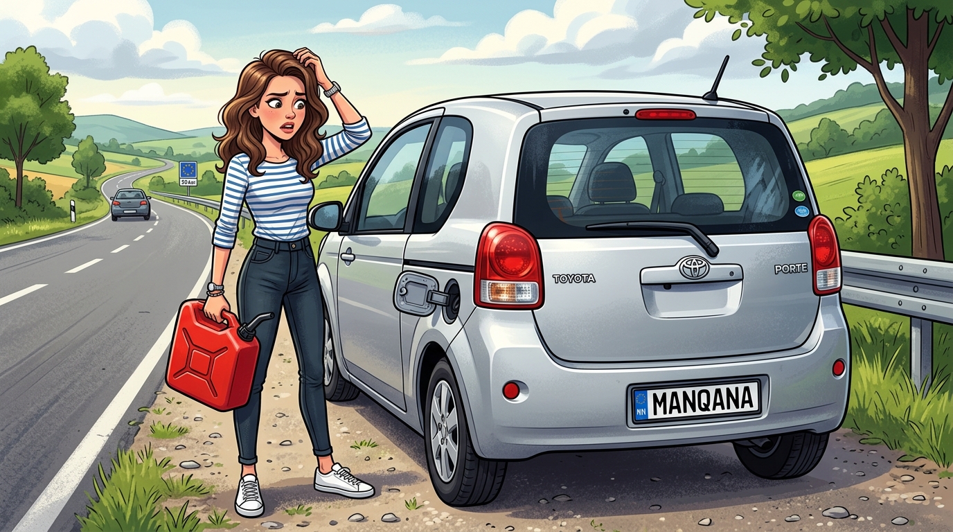 Toyota Porte. Как слить бензин из бака