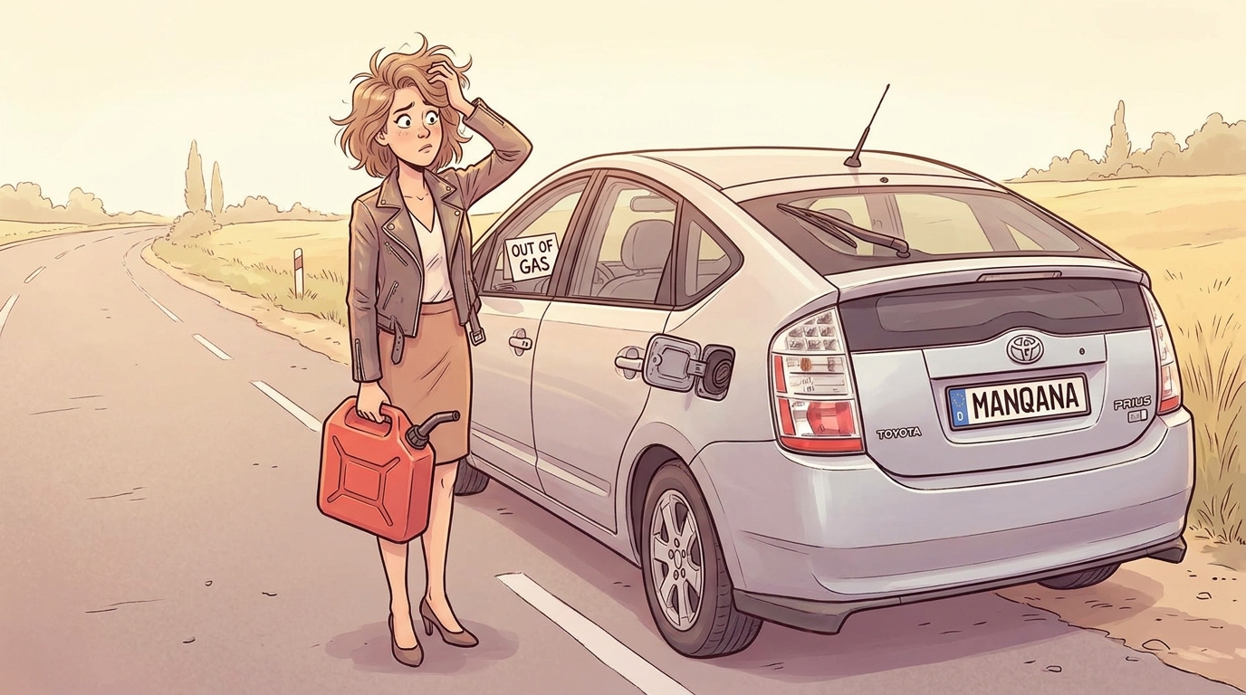 Toyota Prius. Как слить бензин из бака