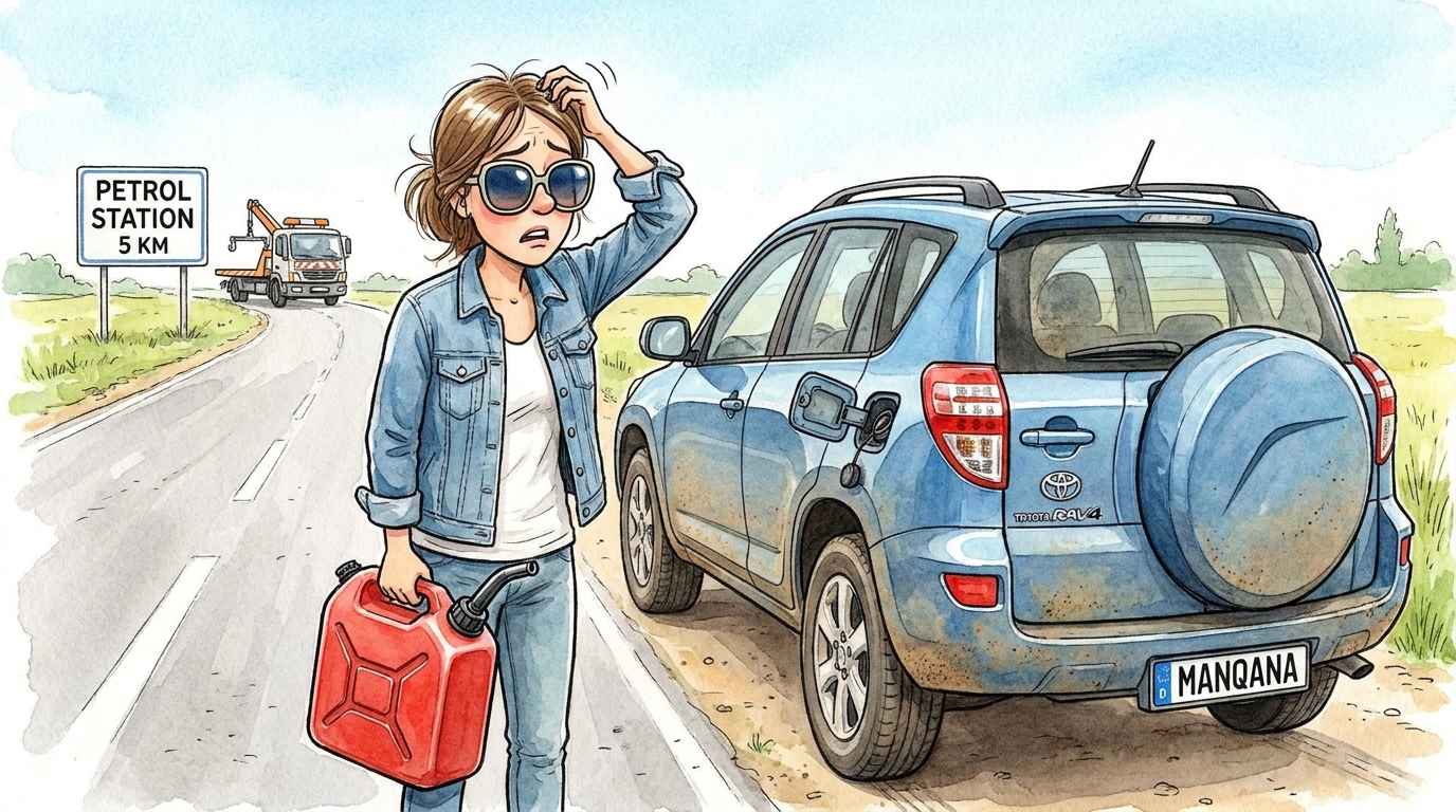 Toyota RAV4. Как слить бензин из бака