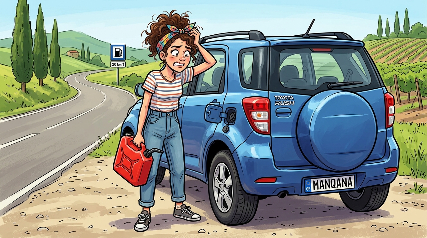 Toyota Rush. Как слить бензин из бака