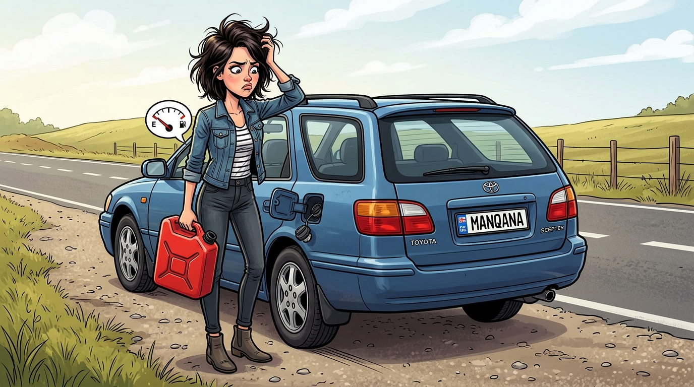 Toyota Scepter. Как слить бензин из бака