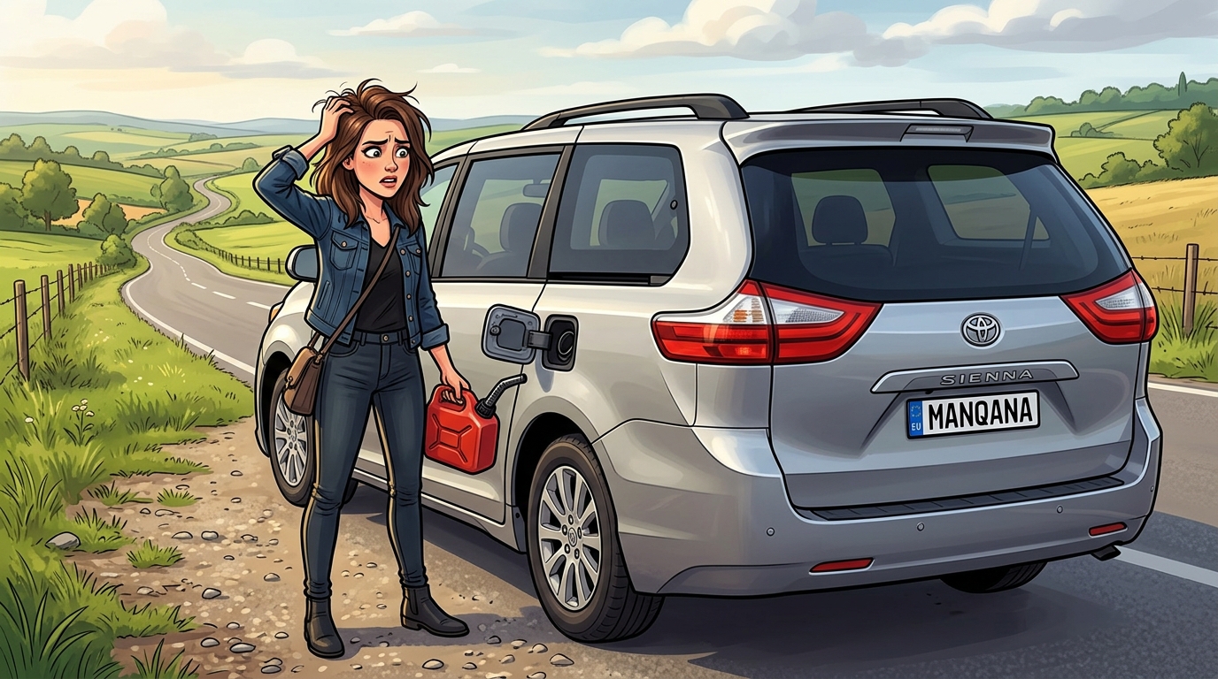 Toyota Sienna. Как слить бензин из бака