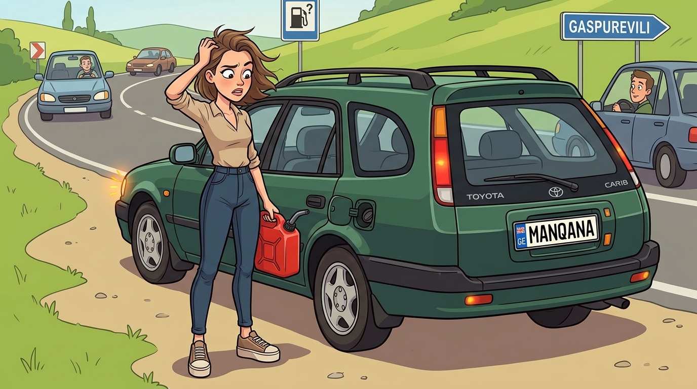 Toyota Sprinter Carib. Как слить бензин из бака